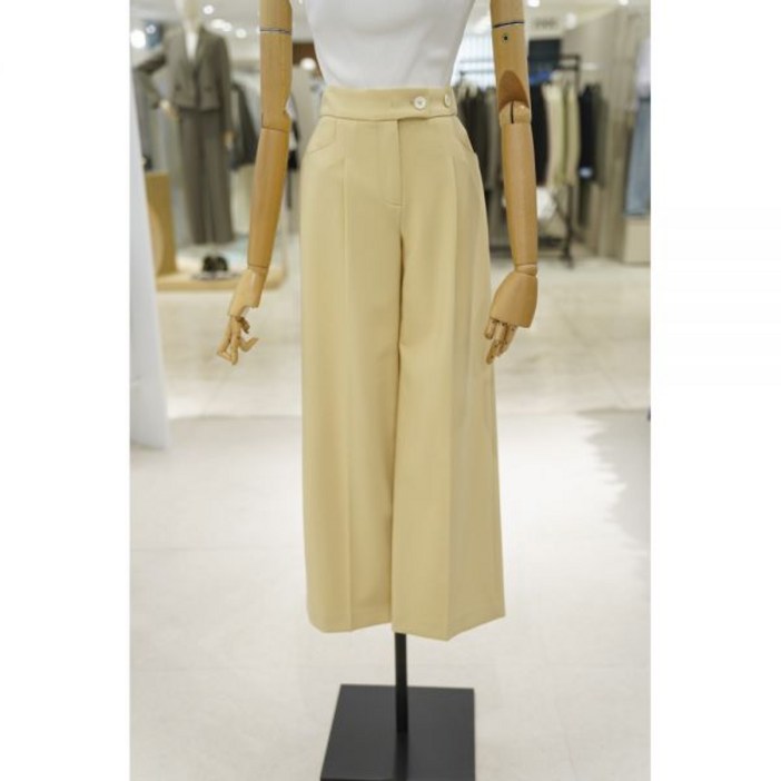 [잇미샤] 버튼 포인트 와이드 팬츠 (ITO2WPT200)