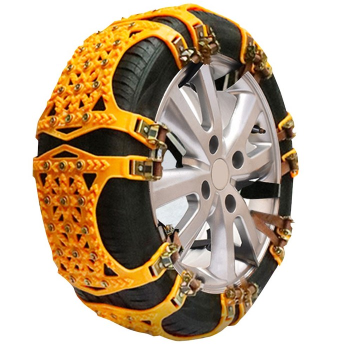 위드차차차 타이어 체인 전차종 미끄럼방지 우레탄 5분 간단설치 2025년형, 8개