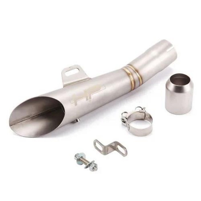 [호환] 51mm 범용 탈출 오토바이 배기관 Yamaha R6 MT03 Ninja300 CBR300 S1000RR Z800 GP R1 R3, 1개