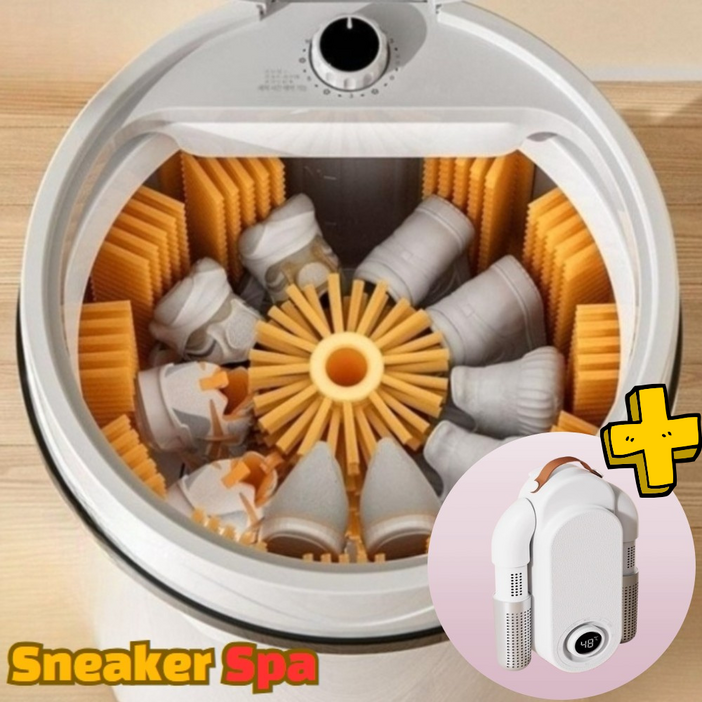 스니커스파 운동화세탁기 양말 속옷 통돌이 미니 세탁 탈수 원룸 1인 가정용 소형 스마트, 스니커스파 화이트