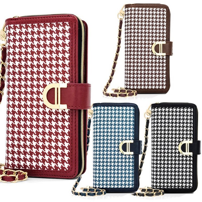 갤럭시A33 마나 지갑 체크 다이어리 케이스