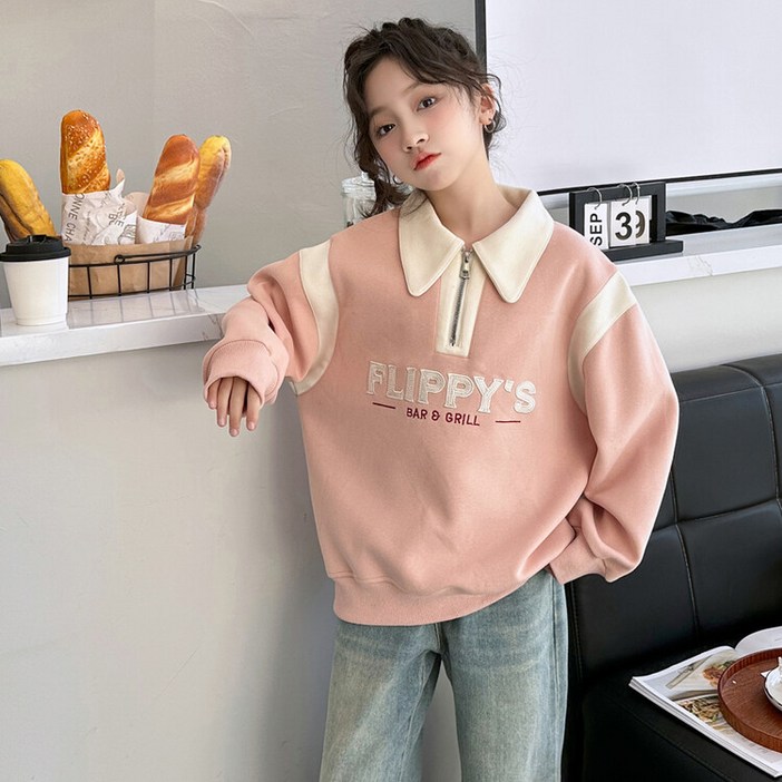 밀크봉봉 여아 키즈 아동 봄가을 맨투맨