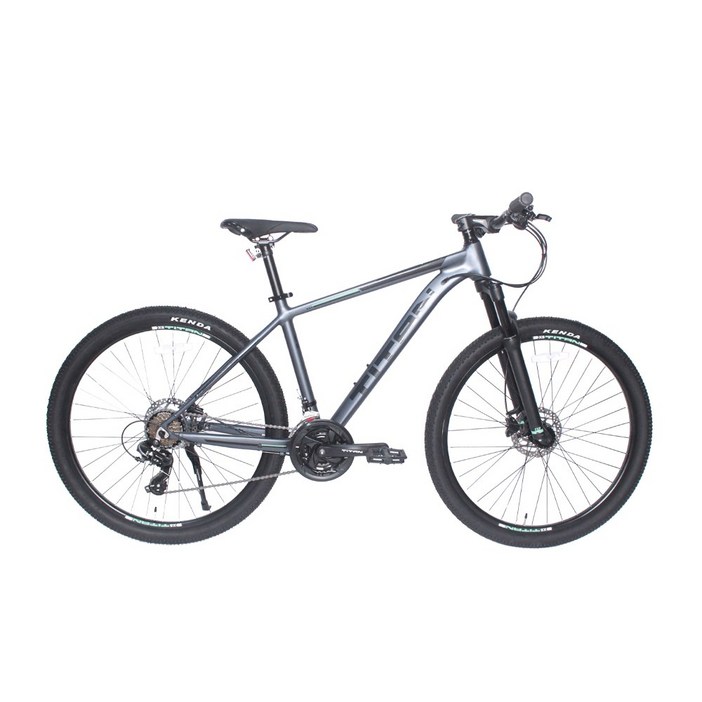 시마노 21단 유압식디스크 MTB 자전거 베리벨로 타이탄21D, 1개, 180cm, 그레이 15인치 미조립