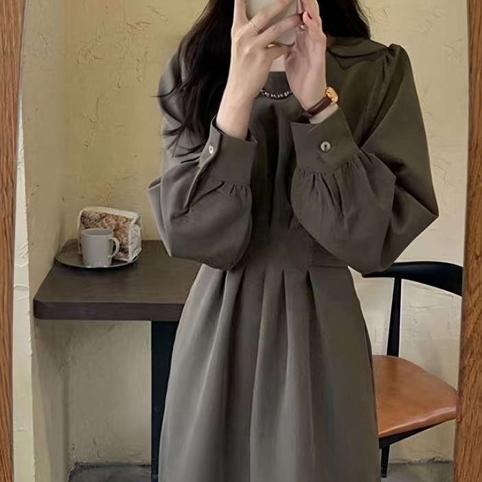 페이퍼먼츠 볼륨라인 데일리 세미 정장 원피스 00813 빅사이즈 포함