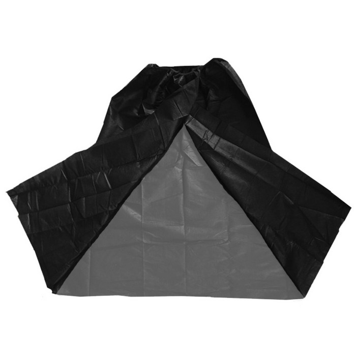 오아소 개별포장 일회용 가운 치마 트임형, 100개, 블랙