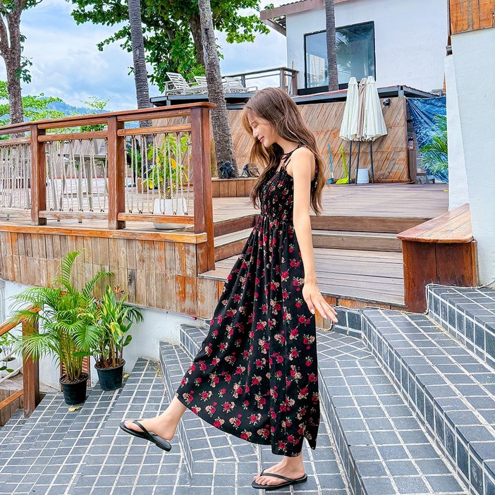 에스토릴 휴양지원피스 바캉스룩 비치룩 동남아 여행패션 베트남옷