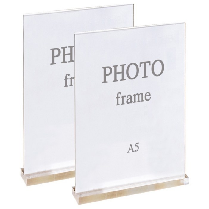 디모어 투명 아크릴 스탠드 POP광고 액자 메뉴판 안내판