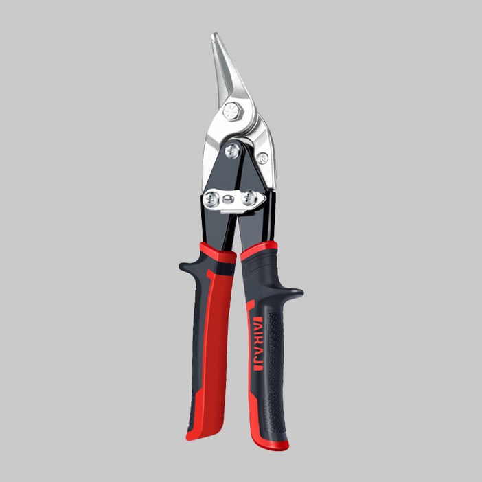 AIRAJ 1012인치 CRV 중형 강철 금속 썰 가위 직선곡선 절단 가능 산업용금속가공DIY용