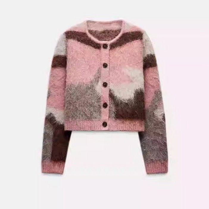 ZARA 자라 브러시드 이펙트 니트 재킷  나시 9598521 9598521