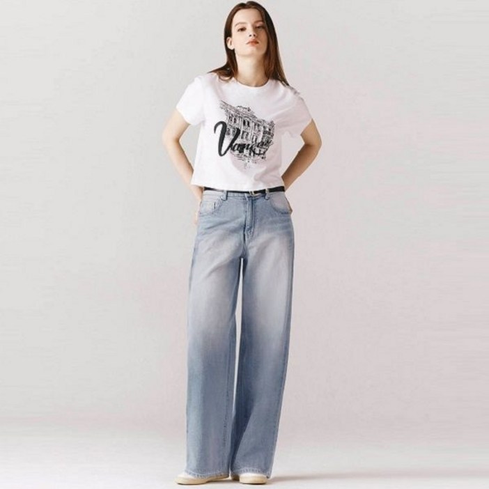 지오다노 여성 루즈핏 와이드 데님 청바지 41454905414549 1068986