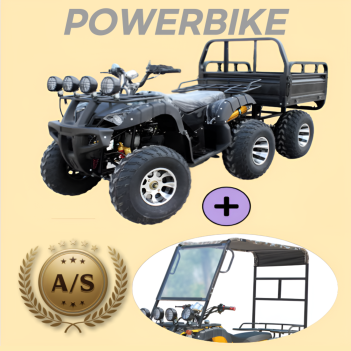 파워바이크 잘나가고 힘쎈 4륜 오토바이 농업용 사발이 사륜 atv 산악 네발 수레