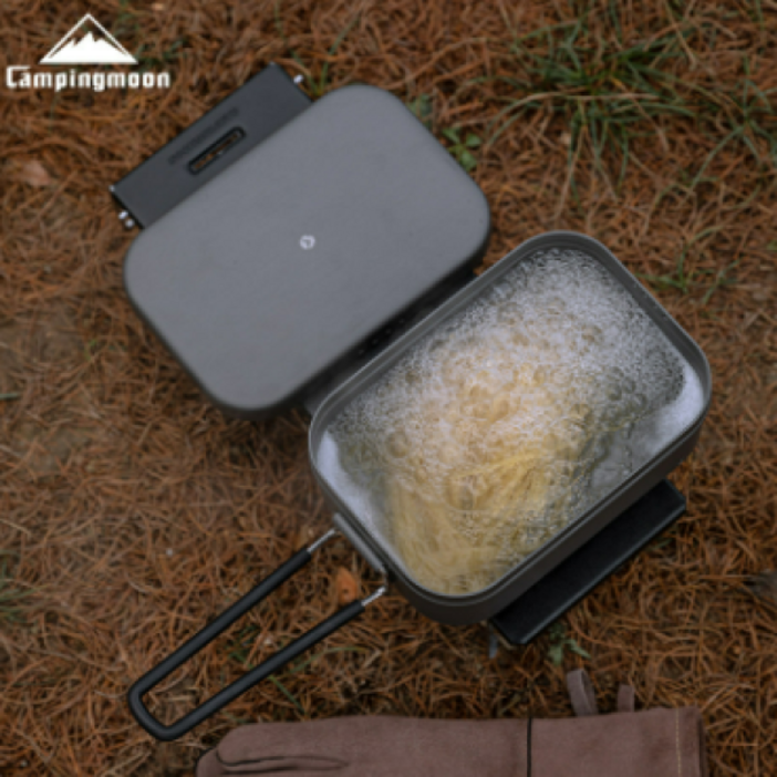 솔로캠핑 백패킹 미니멀 알루미늄 코펠 반합 그레이