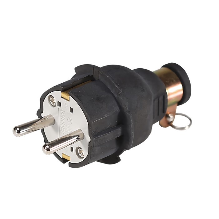 위너스 고무록킹 접지 플러그 250V 16A 고무커버,충격방지,DIY용