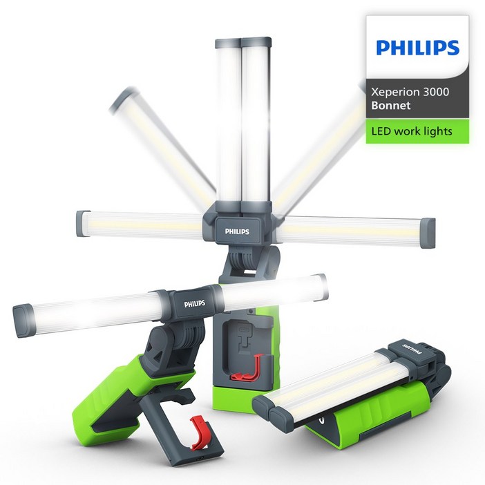 필립스 공식판매점 엑스페리온 3000 시리즈 LED 충전식 작업등 보닛등 캠핑랜턴 X30 Bonnet
