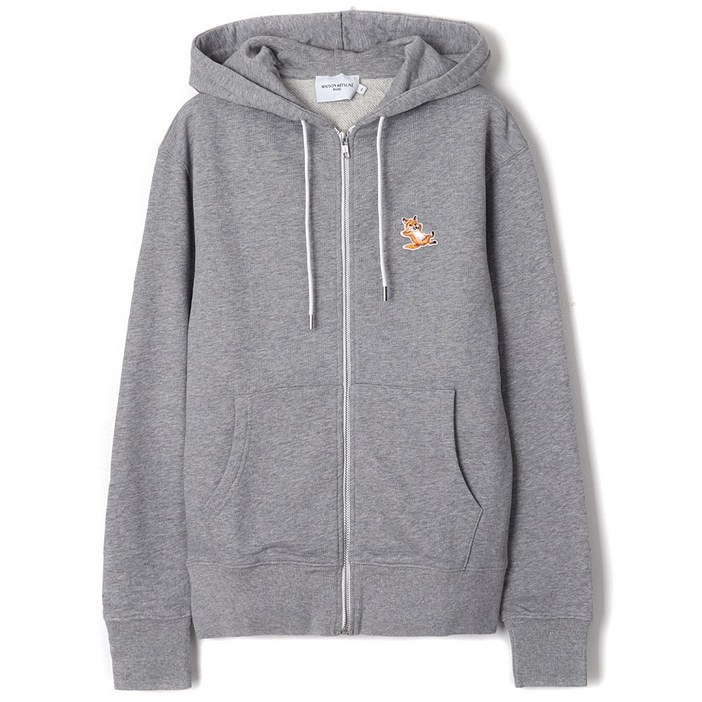 국내 정품보장 MAISON KITSUNE 메종키츠네 CHILLAX FOX PATCH ZIPPED 후드티 IU00353KM0001H150 칠랙스 폭스 패치 후드 집업415173