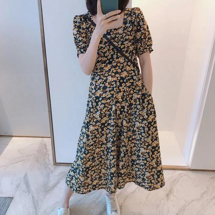 예니브 여름 신상 여성 플라워 원피스 엘레강스시원인기 아이템