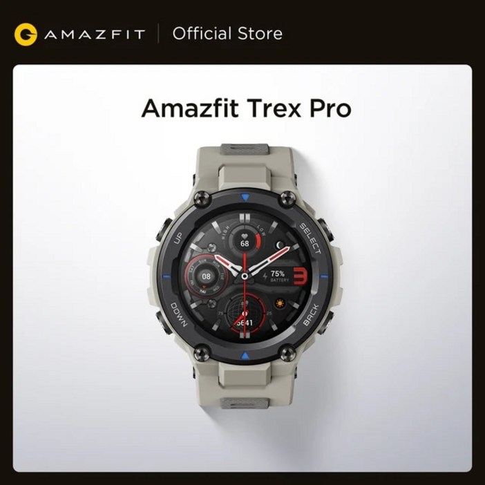 새로운 Amazfit TRex Trex 프로 T 렉스 GPS 야외 Smartwatch 방수 18 일 배터리 수명 390mAh 스마트 워치 안드로이드 iOS 전화