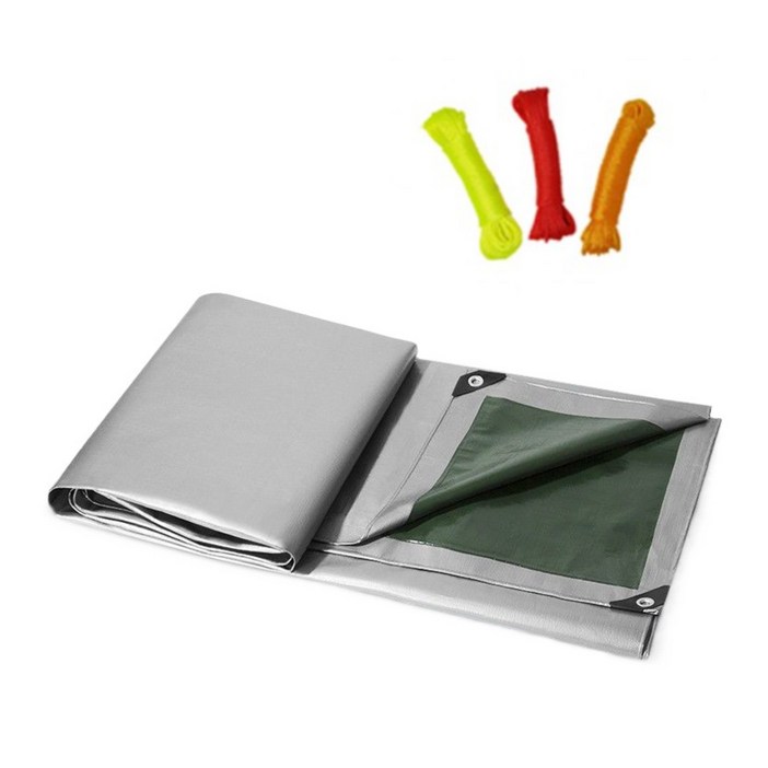 CLUBUNI 타포린 양면코팅 방수포 4x6m  스트링