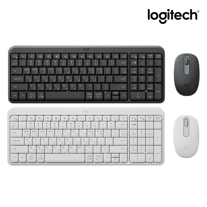 로지텍 코리아 MK250 블루투스 무선 키보드 마우스 콤보 세트 한글 자판 25년 7월 신모델