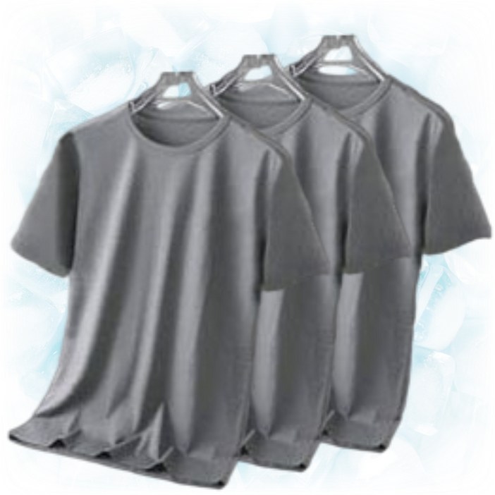 라이프썸머 온몸을얼게하는 아이스 쿨 냉감 반팔 티셔츠 3종세트