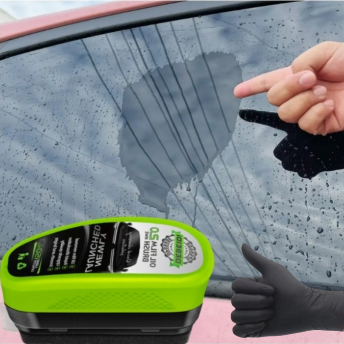 후맷 일체형 스폰지 유막제거제  장갑