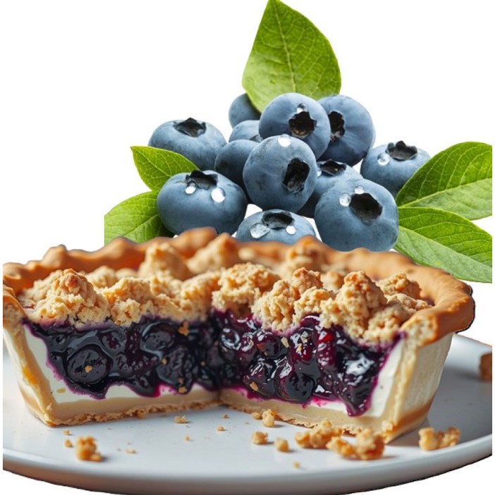 피키즈 블루베리잼 크럼블파이 선물하기좋은 맛있는 야유회 영양간식 집들이선물 큰사이즈1(10cm*2cm) 수제파이