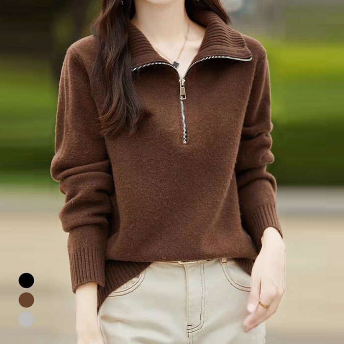 화세 스타일업하프집업니트_HB5SKN004C