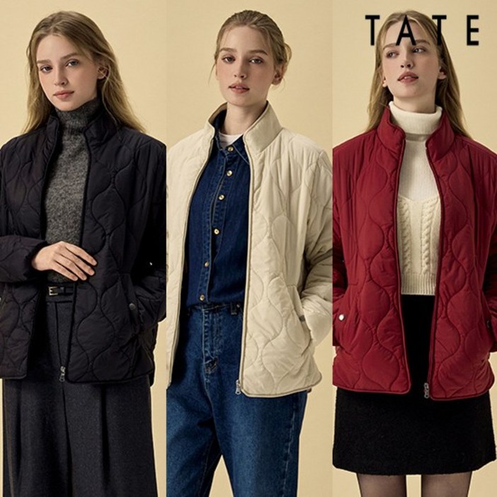 25FW 테이트 여성 소로나 퀼팅점퍼 1종