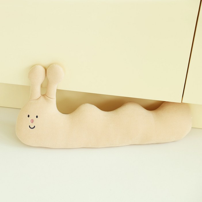 마롤로뜨 아기 바디필로우 쿠션 침대 범퍼 가드, 애벌레옐로우  테리 바디필로우