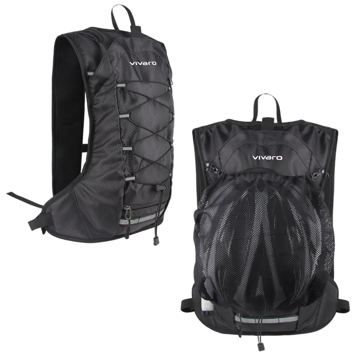 Vivaro 비바로 초경량 자전거 백팩, 블랙, 1개