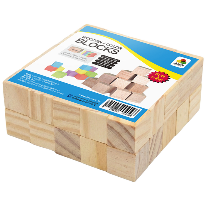 조엔 미송 쌓기나무 50pcs