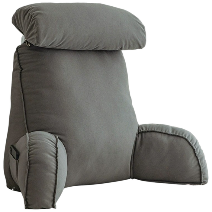 유판 허리 등쿠션 등받이 쿠션 침대 소파 헤드쿠션, 그레이