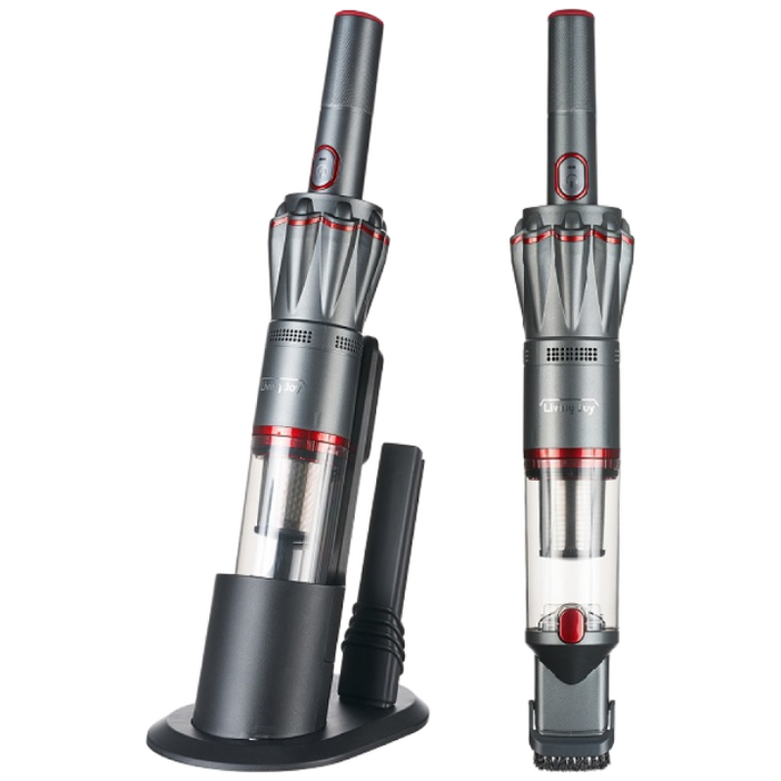 리빙조이 무선청소기 H1 PLUS 원룸 핸디형 차량용 청소기, 그레이, 리빙조이 무선청소기 H1 PLUS