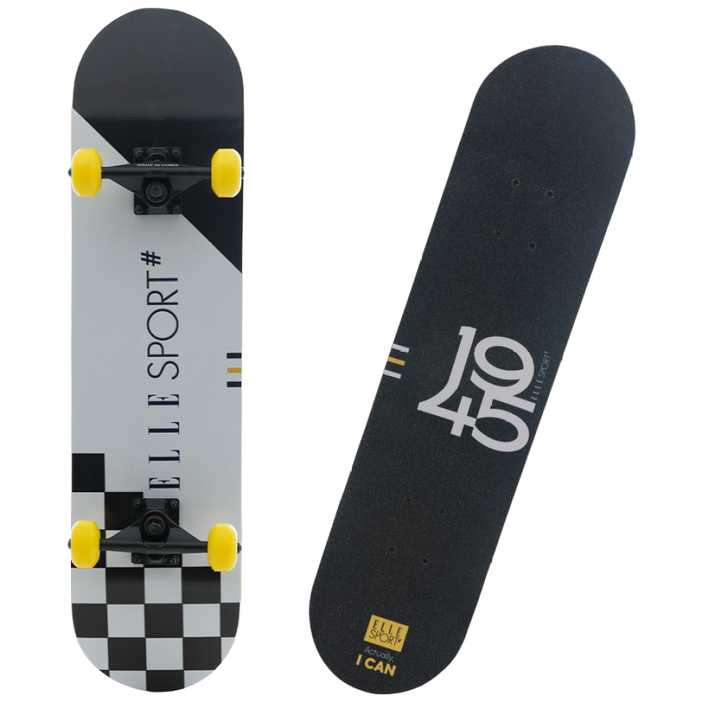 엘르 스케이트보드 입문용 초보 어린이 보드 스케이트 초등학생 가방+티툴, 엘르(일반형)_블랙, 1개