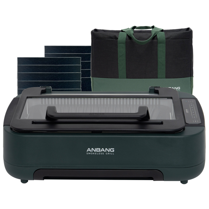 안방그릴 울트라 연기냄새기름잡는 전기그릴 전용가방전용필터10개 AB1101MF바베큐 삼겹살 대형 그릴 시즌6