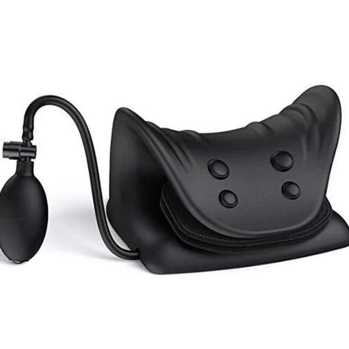 ECONEX 넥스트레처 목 스트레칭기, 블랙, 1개