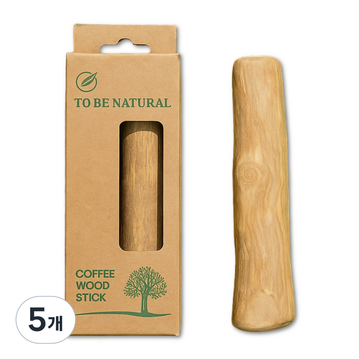 강아지 장난감 커피나무 우드스틱 이갈이  천연 나무, 5개, 나무
