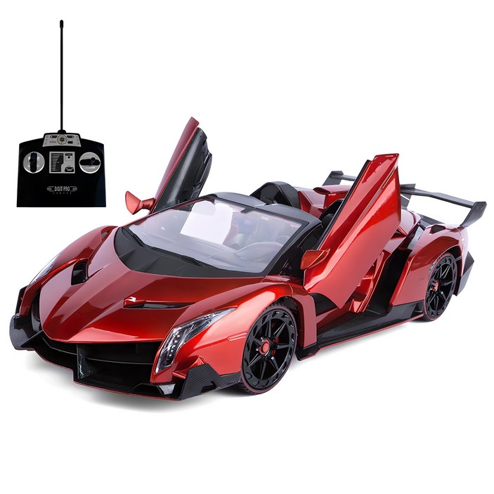 토이게이트 아동용 114 27MHz 2WD LED 자동오픈 로드스터 스트라이크 RC카