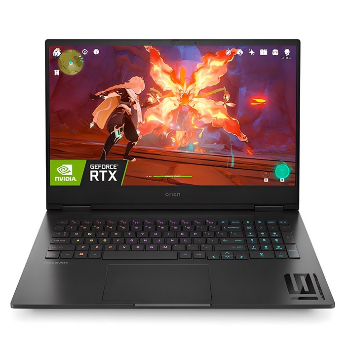 HP 2023 오멘 노트북 16.1 라이젠 7 지포스 RTX 4060, 쉐도우블랙, 512GB, 16GB, WIN11 Home, 16xf0052AX