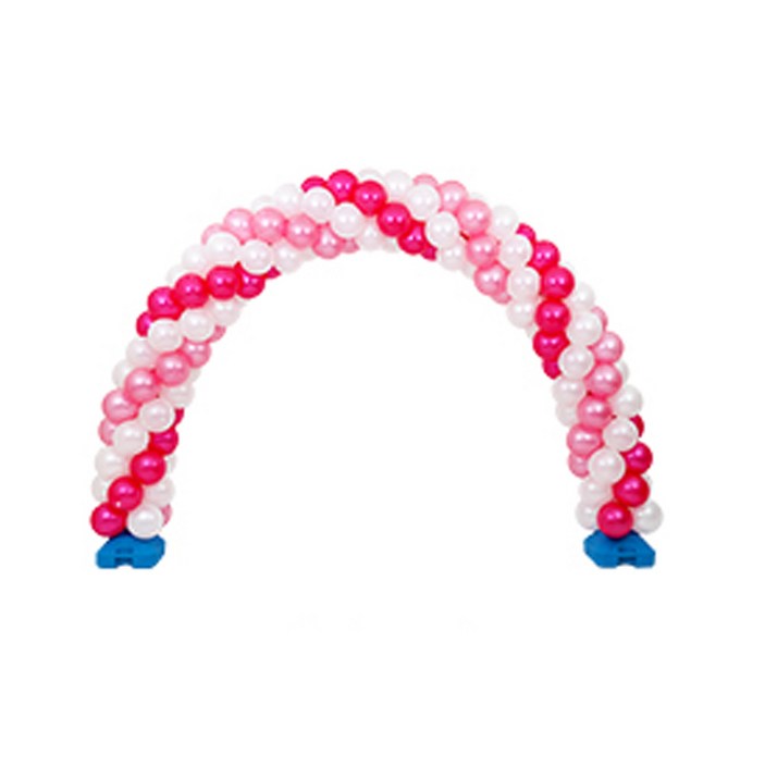 풍선아치 만들기 풍선만 핑크 스파이럴 펄화이트 76p  펄라이트핑크 38p  펄푸치샤 38p 세트