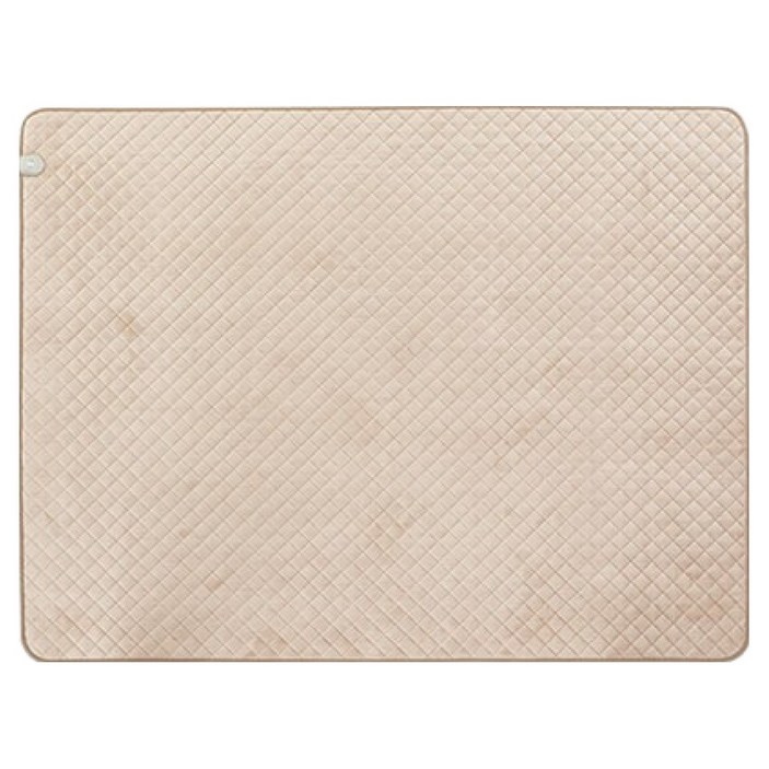 더안 캠핑용 탄소 원적외선 극세사 전기매트 베이지, 200 x 240 cm