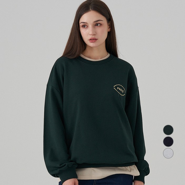 ELLE PARIS Paris 그래픽 스웻셔츠 ELLE PARIS Paris 그래픽 스웻셔츠