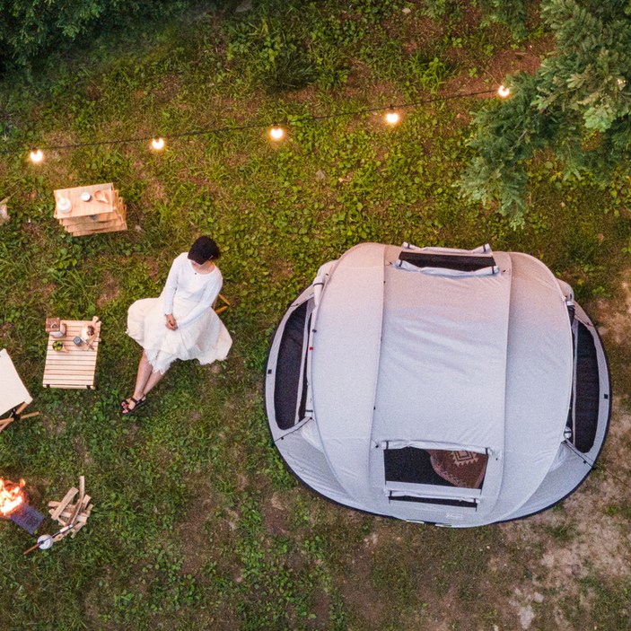 아이두젠 마운트프로 노바 원터치 팝업 텐트, 애쉬그레이, 4~5인용