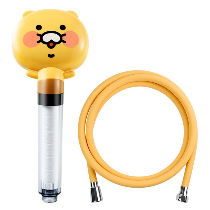 대림바스 춘식이 멀티필터 샤워기  바스템 튜브형 샤워줄 2M, 1개, 혼합 색상