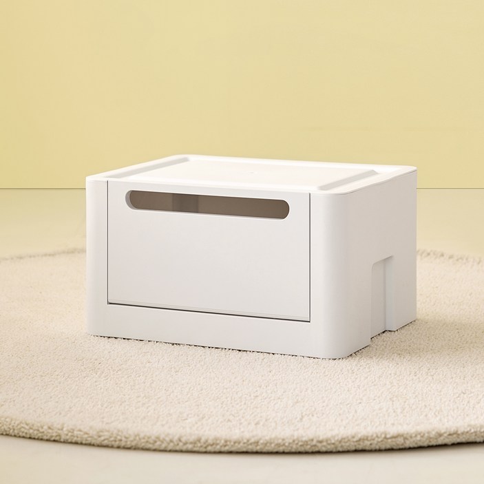 위즈홈 오픈도어 인테리어 수납함 플라스틱 리빙박스