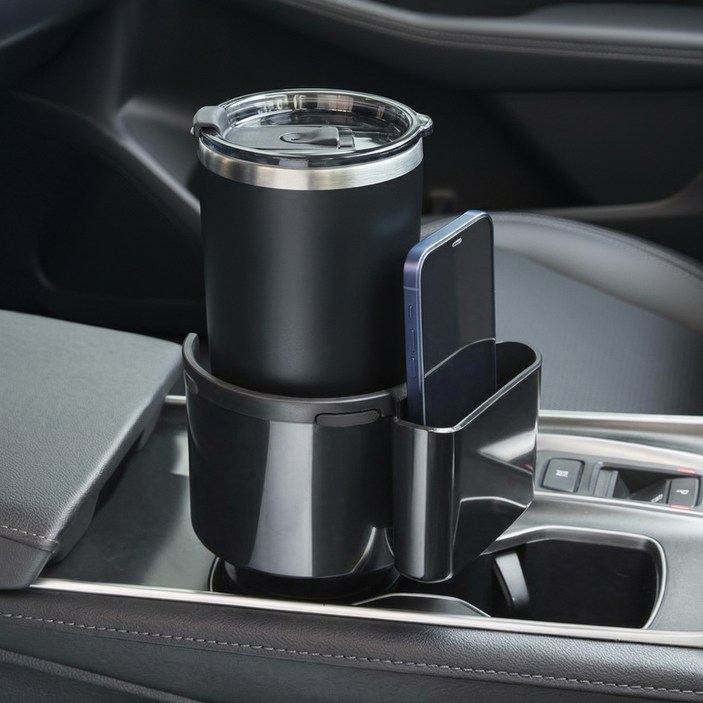 대한 차량 대용량 텀블러 거치대 컵홀더 스마트폰 보관 확장형