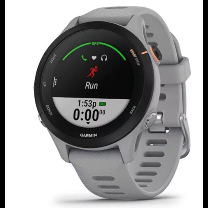 가민 포러너 255 스포츠 스마트워치 46mm 1.3인치 컬러 스크린 14일 배터리 수명 4GB RAM NFC 블루투스 와이파이 5ATM 방수