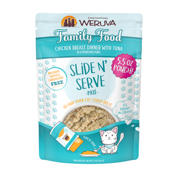 웨루바 고양이 클래식 파테 파우치 패밀리 푸드 80g 12P