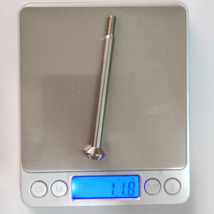 Brompton 자전거 P/T 라인용 티타늄 후면 힌지 볼트 Gr5 CNC M6x78 스레드 12mm Ti 부품 워크샵