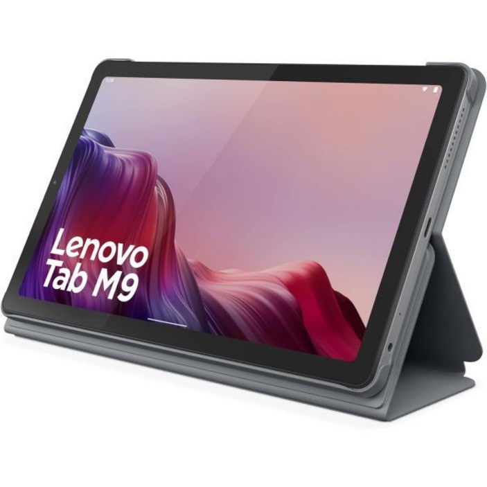 Lenovo Tab M9-2023 - 태블릿 긴 배터리 수명 9인치 HD 전면 2MP 및 후면 8MP 카메라 3GB 메모리 32GB 저장 공간 Android 12 이상 폴리오 케이